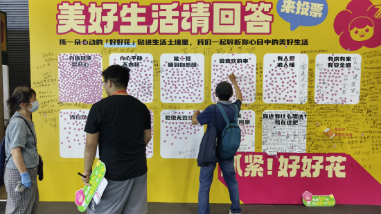 好博会 |“好好花”打卡点成许愿池！ “身体健康，常开心”和“有钱有闲”成最受欢迎心愿