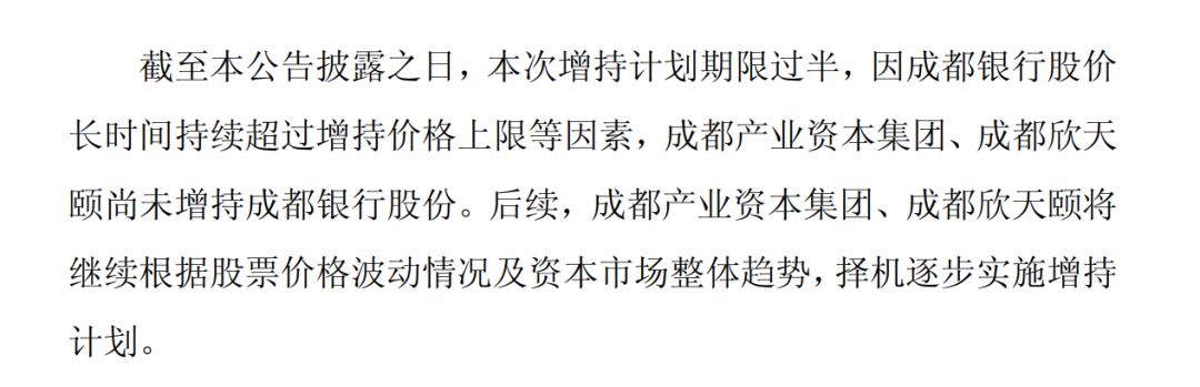 妈呀！成都银行股价狂飙，大股东也踏空了