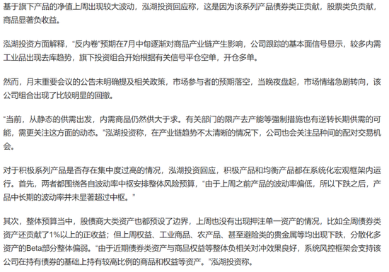 泓湖基金亏损视角看大宗商品走到哪个阶段了