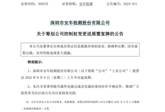 300572，实控人拟变更，复牌！