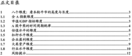 华福证券：八个维度，看本轮牛市的高度与长度